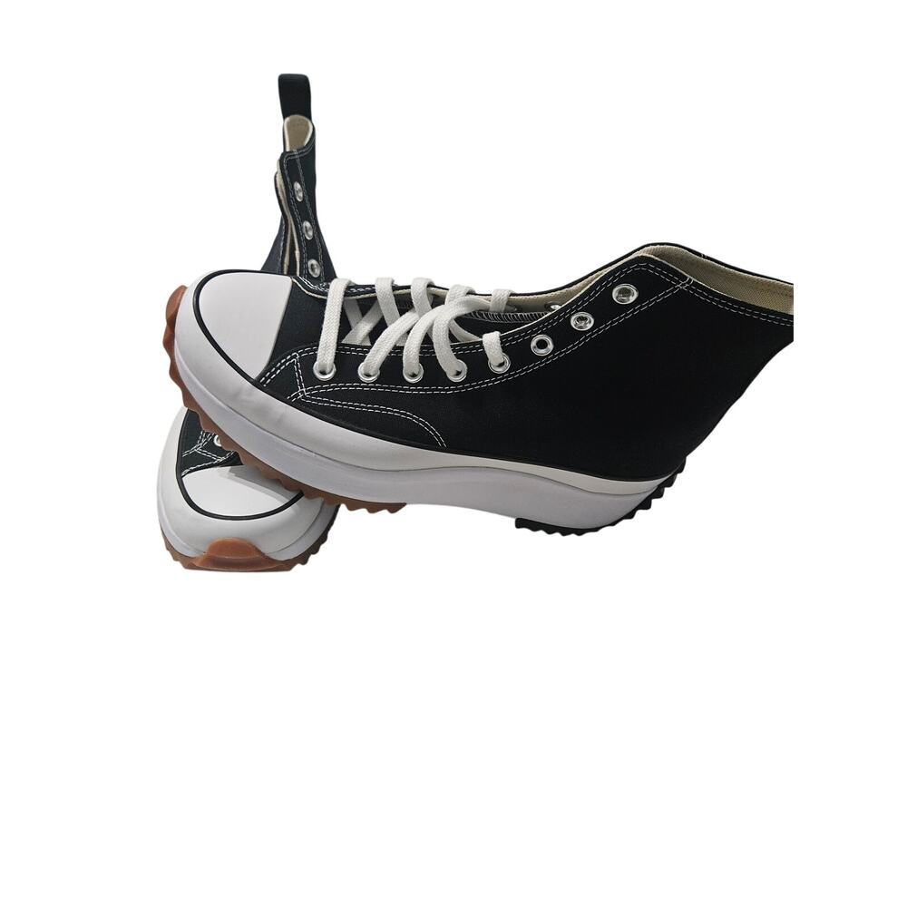 Converse Run Star Hike Canvas Platform Black Mens 10